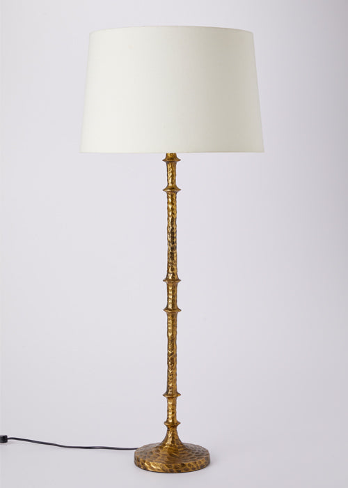 Hammered Brass Lamp - Small