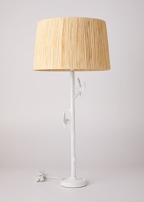 White Flying Bird Metal Lamp (SOLD OUT)
